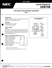2SB768 datasheet pdf NEC