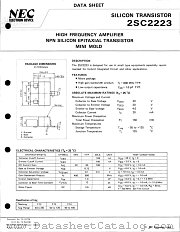 2SC2223 datasheet pdf NEC