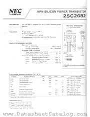 2SC2682 datasheet pdf NEC