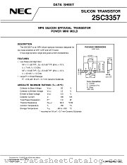 2SC3357 datasheet pdf NEC