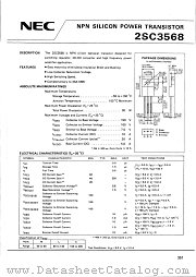 2SC3568 datasheet pdf NEC