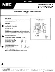 2SC3588 datasheet pdf NEC
