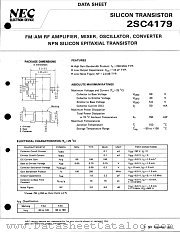 2SC4179 datasheet pdf NEC