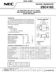 2SC4183 datasheet pdf NEC