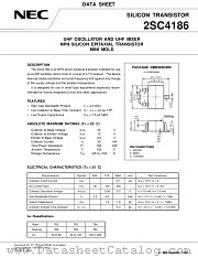 2SC4186 datasheet pdf NEC
