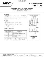 2SC4226 datasheet pdf NEC