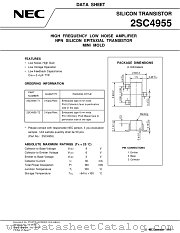 2SC4955-T2 datasheet pdf NEC