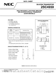 2SC4959-T2 datasheet pdf NEC