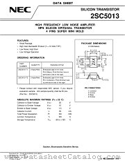 2SC5013-T1 datasheet pdf NEC