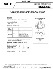 2SC5183 datasheet pdf NEC