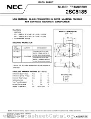 2SC5185 datasheet pdf NEC