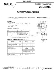 2SC5289 datasheet pdf NEC