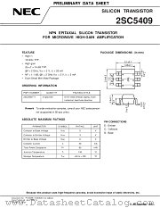 2SC5409-T1 datasheet pdf NEC