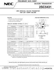 2SC5431 datasheet pdf NEC