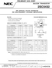 2SC5432 datasheet pdf NEC