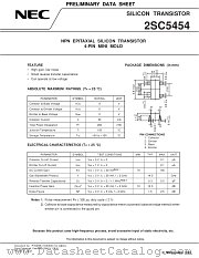 2SC5454 datasheet pdf NEC