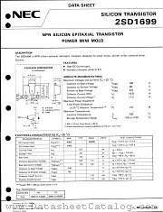 2SD1699 datasheet pdf NEC