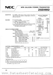 2SD822 datasheet pdf NEC