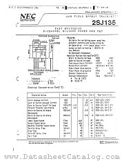 2SJ135 datasheet pdf NEC