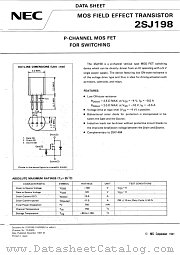 2SJ198 datasheet pdf NEC