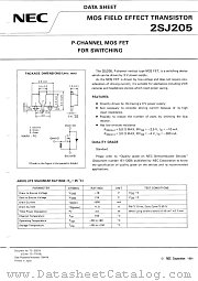 2SJ205 datasheet pdf NEC
