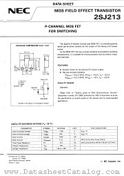 2SJ213 datasheet pdf NEC
