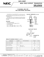 2SJ353 datasheet pdf NEC