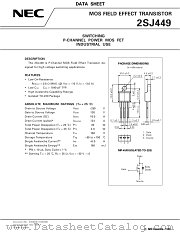 2SJ449 datasheet pdf NEC