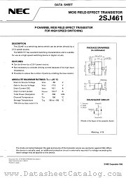 2SJ461 datasheet pdf NEC