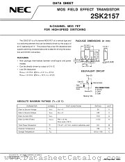 2SK2157 datasheet pdf NEC