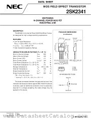 2SK2341 datasheet pdf NEC
