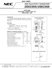 2SK2360 datasheet pdf NEC