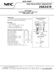 2SK2479 datasheet pdf NEC