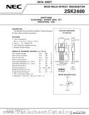 2SK2480 datasheet pdf NEC