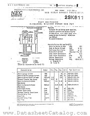 2SK811 datasheet pdf NEC