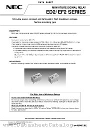 ED2-9T datasheet pdf NEC