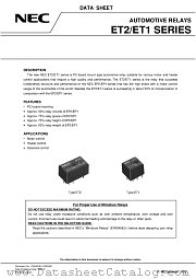 ET2-B3M1S datasheet pdf NEC