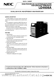 LD4606A datasheet pdf NEC