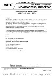 MC-4R96CEE6B-745 datasheet pdf NEC