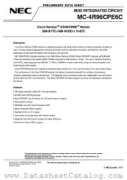 MC-4R96CPE6C-653 datasheet pdf NEC