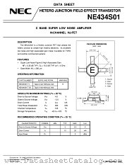 NE434S01 datasheet pdf NEC