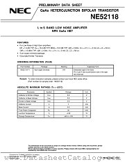 NE52118-T1 datasheet pdf NEC