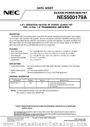 NE5500179A-T1 datasheet pdf NEC