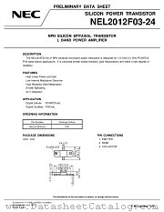 NEL2012F03-24 datasheet pdf NEC