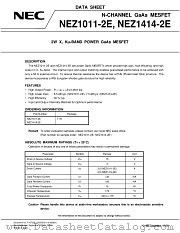 NEZ1011-2E datasheet pdf NEC