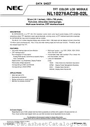NL10276AC28-02L datasheet pdf NEC