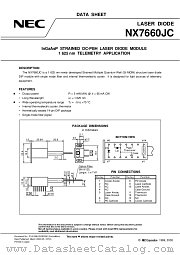 NX7660JC-BA datasheet pdf NEC