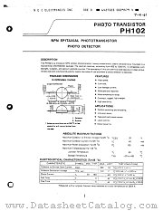 PH102 datasheet pdf NEC