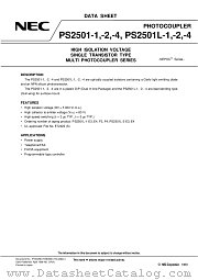 PS2501L-4 datasheet pdf NEC