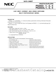 PS2503L-4 datasheet pdf NEC